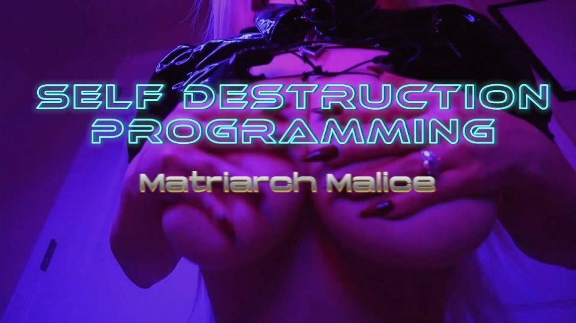 Poster for Manyvids Girl - Missxxcharlotte - Self Destruction Programming - July 12, 2023 - Mesmerize, Mind Fuck, Financial Domination (Финансовое Господство)