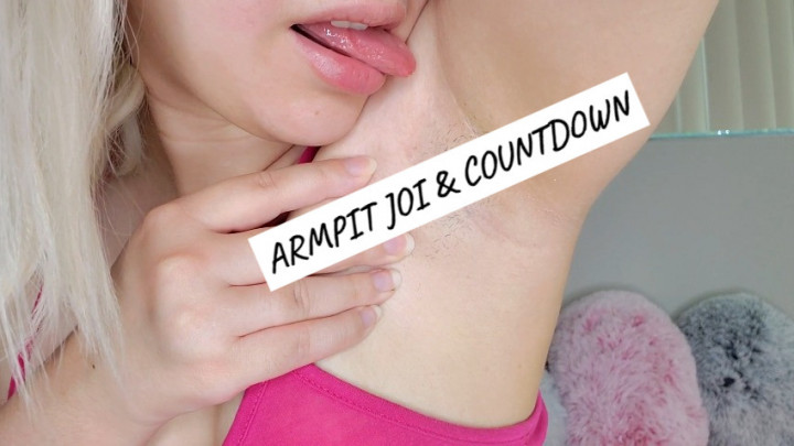 Poster for Armpit Joi & Countdown - July 17, 2020 - Manyvids Star - Lalunalewd - Hairy Armpits, Latina, Armpits (Волосатые Подмышки)