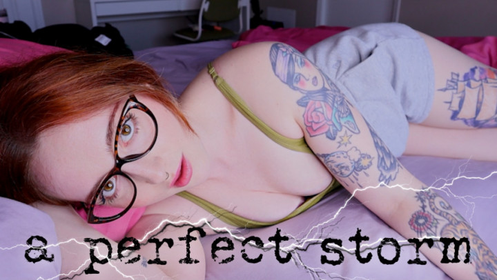 Poster for A Perfect Storm - May 12, 2023 - Phatassedangel69 - Manyvids Star - Kink, Pov Sex, Taboo (Табу)