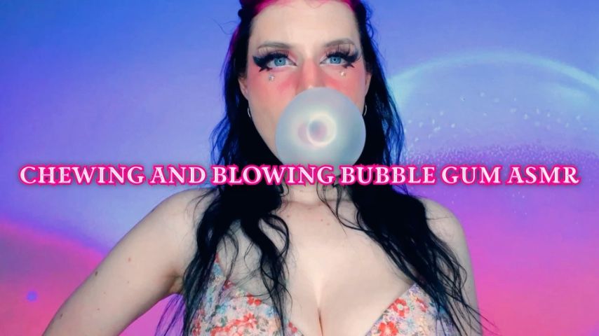 Poster for Starry Yume - Manyvids Model - Chewing And Blowing Bubble Gum Asmr - Sfw, Bubble Gum (Звездная Юмэ Жевательная Резинка)