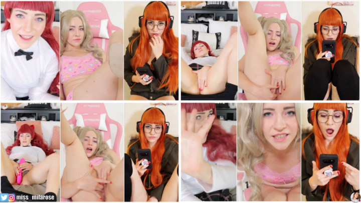 Poster for Manyvids Model - Persona 5 Babes Masturbate - Missmilarose - Role Play, Redhead, Masturbation (Рыжая)