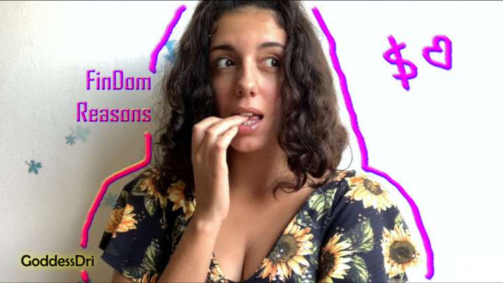 Poster for Manyvids Star - Findom Reasons - Goddessdri - Slave Training, Goddess Worship, Financial Domination (Финансовое Господство)