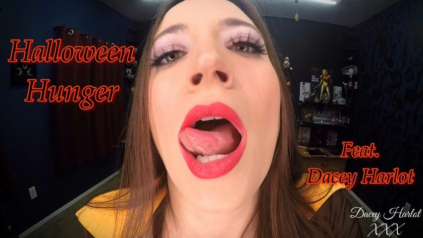 Poster for Halloween Hunger - October 20, 2022 - Manyvids Star - Theharlothouse - Vore, Sfw, Giantess
