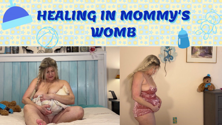 Poster for Manyvids Star - Healing In Mommy'S Womb/Giving Birth Again- 4K - Dec 7, 2022 - Tabithaxxx - Pregnant, Taboo (Беременная)