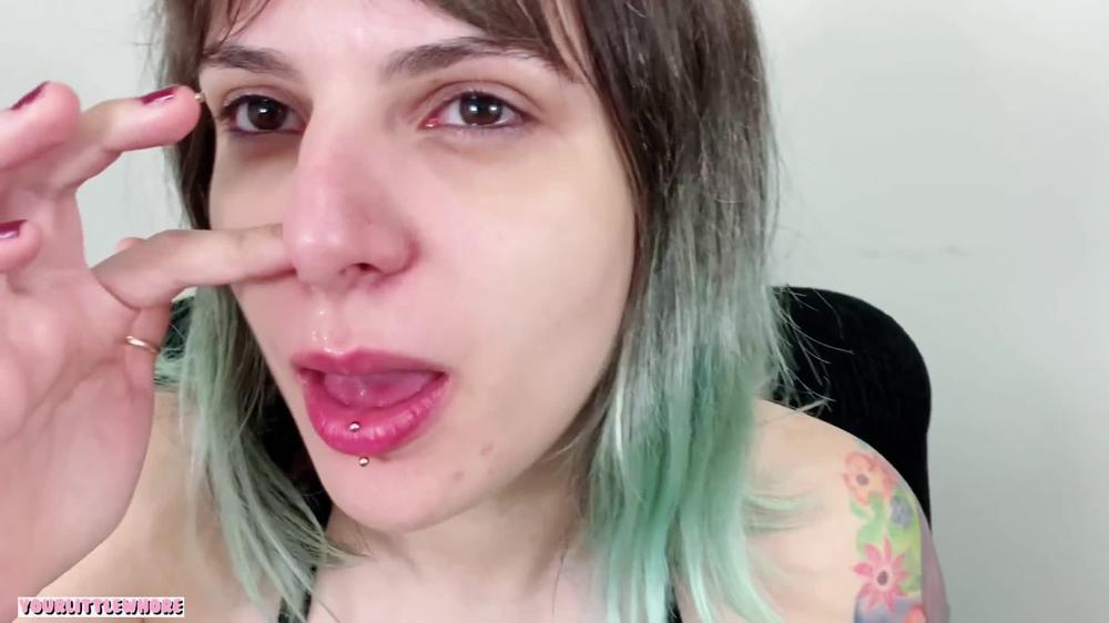 Poster for Manyvids Star - Nose Fingering Boorgers And Snot Eating - Lily Ann X - Wet & Messy, Nose Flute, Swallowing / Drooling (Лили Энн Икс Глотание / Слюнотечение)