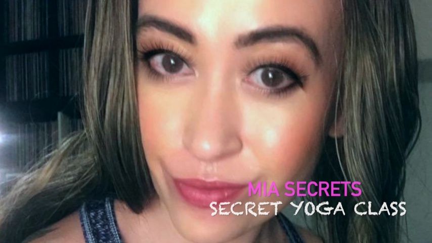 Poster for Mia Secrets - Manyvids Girl - Mia Secrets Pov Yoga Blow Job Class - Cum In Mouth, Pov Blowjob, Yoga (Секреты Мии Кончить В Рот)