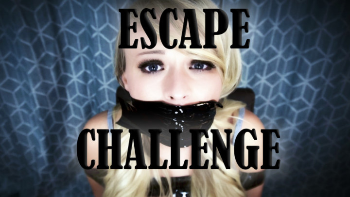 Poster for Manyvids Model - Peachyskye - Escape Challenge - Kink, Tape Bondage, Bondage (Ленточный Бондаж)