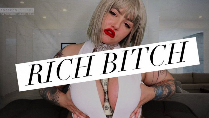 Poster for Manyvids Girl - Mistressbijoux Rich Bitch - Mistressbijoux - Brat Girls, Money Fetish, Goddess Worship (Поклонение Богине)