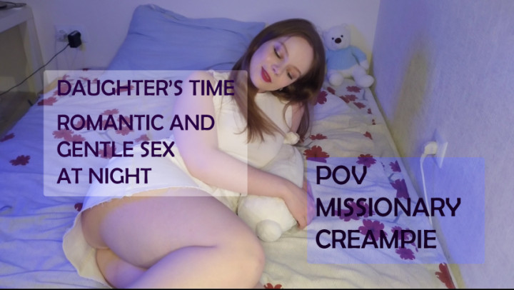 Poster for Darina158 - Manyvids Star - Night Time For Daughter - April 12, 2022 - Cream Pie, Family Room (Дарина158 Кремовый Пирог)