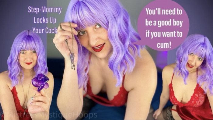 Poster for Clips4Sale Star - Step-Mommy Locks Your Cock - Chastity Femdom Pov - Mistressmystique - Humiliation, Chastity (Целомудрие)