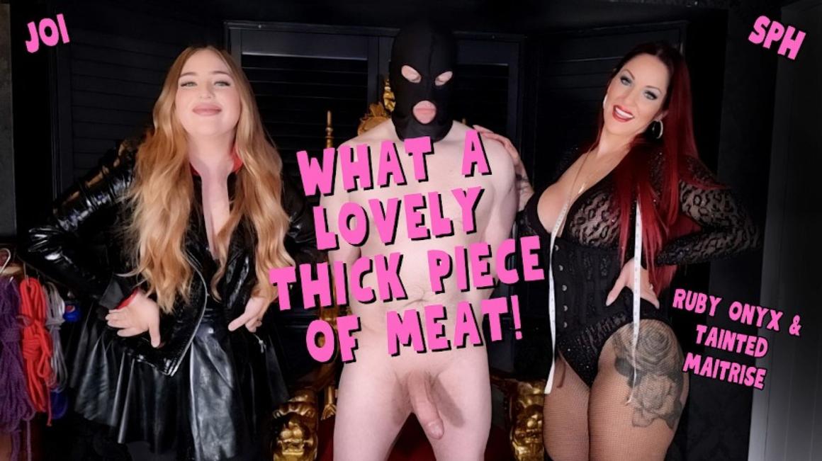 Poster for Ruby_Onyx - What A Lovely Thick Piece Of Meat - Manyvids Model - Bigdicks, Joi (Джой)