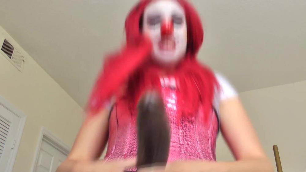 Poster for Kitzi Klown - Manyvids Model - Kitzi Klown Faggy Waggy Butt Boy - Strap-On, Verbal Humiliation (Клоун Китци Страпон)