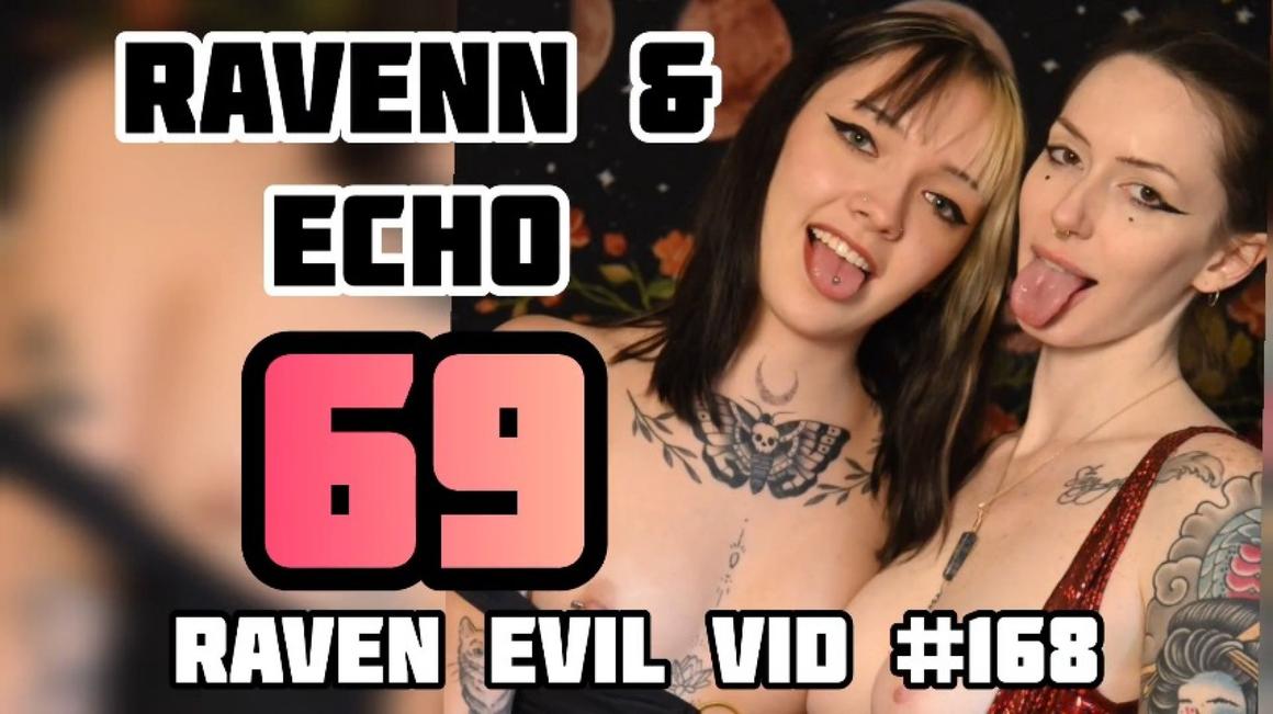 Poster for Ravenn & Echo 69 - Manyvids Girl - Ravenndick - Girl Girl, 69, Face Sitting (Девочка Девочка)