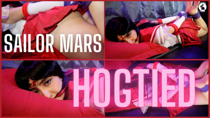 Poster for Manyvids Model - Sailor Mars Hogtied - May 25, 2023 - Littlebunnyb - Rope Bondage, Cosplay (Косплей)