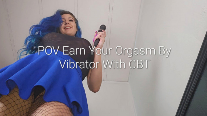 Poster for Pov Earn Your Orgasm By Vibrator With Cbt - Manyvids Star - Freya Reign - Pov, Cbt, Femdom (Фрея Рейн)