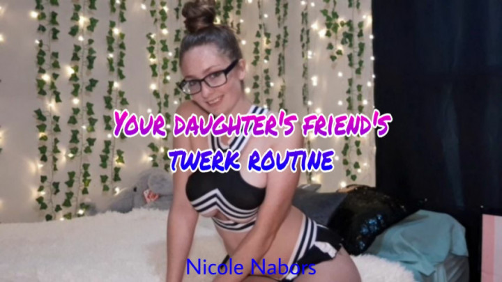 Poster for Nicole Nabors - Your Daughter'S Friend'S Twerk Routine - Manyvids Model - Role Play, Taboo, Cheerleaders (Николь Нейборс Табу)