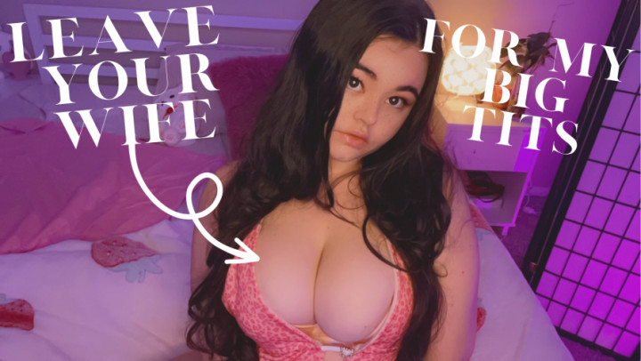 Poster for Leave Your Wife For My Big Tits - Manyvids Star - Darlingkiyomi - Cheating, Femdom, Home Wrecker (Фемдом)