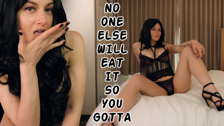 Poster for No One Else Will Eat It So You Gotta - February 23, 2022 - Manyvids Model - Ellie Idol - Female Domination, Humiliation, Cum Eating Instruction (Элли Айдол Инструкция По Поеданию Спермы)