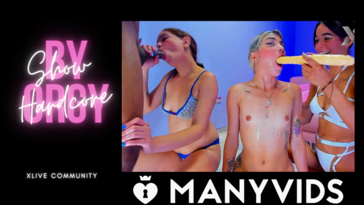 Poster for Crazy Sisters Dirty Show - Xlivestudio - Manyvids Model - Latina, Dildofucking, Hardcore (Латина)