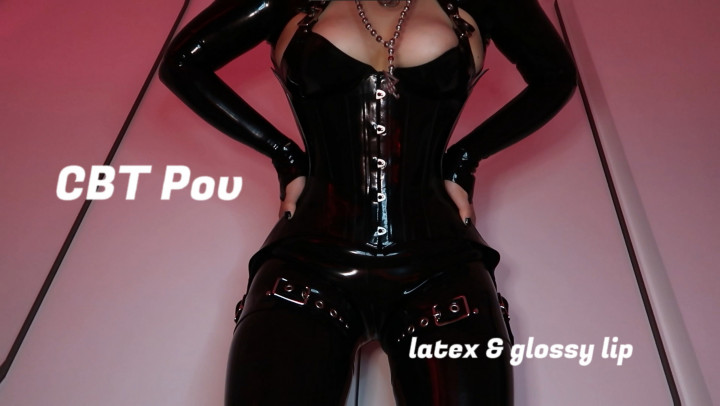 Poster for Claudiahon - Useless Dick Should Always Be Stepped On - Manyvids Model - Latex, Femdom, Cbt (Клаудиахон Латекс)