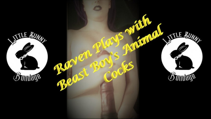 Poster for Littlebunnyb - Manyvids Star - Raven Plays With Beastboy'S Many Cocks - Aug 4, 2021 - Bad Dragon, Taboo (Табу)