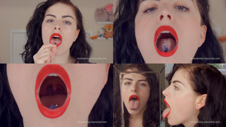 Poster for Molly Darling - Giantess Threatens Vore - Multiple Angle - Manyvids Star - Giantess, Lipstick Fetish (Молли Дарлинг Великанша)