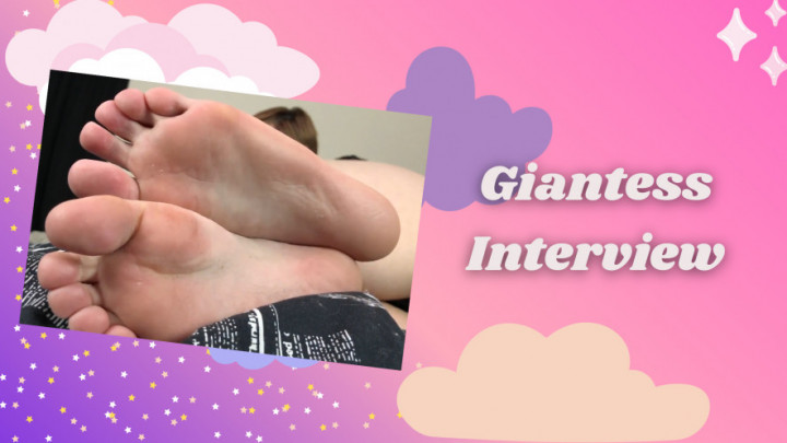 Poster for Manyvids Model - Giantess Interview - May 03, 2019 - Xgwen Ivy - Feet, Giantess, Interview (Гвен Айви Ноги)