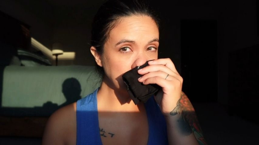 Poster for Manyvids Model - Drea_Xoxo - Sneezing Powder With Nose Blowing - Sneezing, Nose Pinching, Nose Blowing (Чихание)