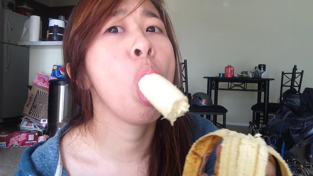 Poster for Manyvids Star - Kaedia Lang - Deepthroat Training - Food Porn, Deepthroat, Asian (Каэдия Лэнг Глубокая Глотка)