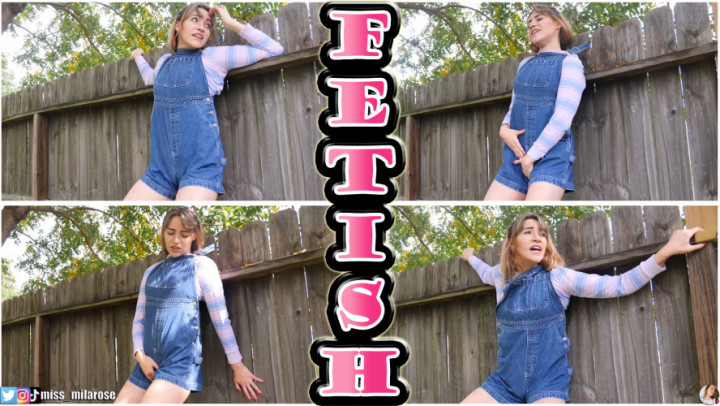 Poster for Manyvids Girl - Missmilarose - The Overalls Wedgie Climax - Fetish Clothing, Masturbation (Мастурбация)