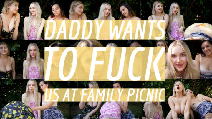 Poster for Manyvids Girl - Daddy Wants To Fuck Us At Family Picnic - Summer Fox - Outdoors, Daddy Roleplay (Летняя Лиса Ролевая Игра С Отцом)