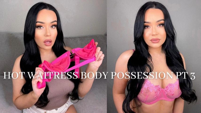 Poster for Manyvids Girl - Mia Jocelyn - Hot Waitress Body Possession Pt 3 - Gender Transformation, Transfer Fetish, Kink (Миа Джослин Гендерная Трансформация)