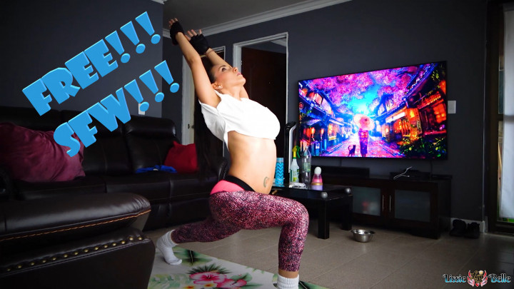 Poster for Manyvids Star - Workout Motivation Balanced Flow Sfw - Lissie Belle - Yoga Pants, Yoga (Лисси Белль Штаны Для Йоги)