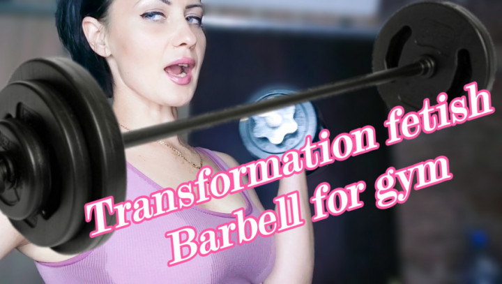 Poster for Strong Goddess Transforms You Into Gym Barbell - Manyvids Star - Juliacrown - Mindfuck, Transformationfetish (Трансформация Фетиш)