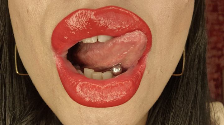 Poster for Manyvids Star - Lipstick And Tongue Mindfuck - Part2 - March 25, 2023 - Moneygoddesss - Tongue Fetish, Lips, Financial Domination (Фетиш Языка)