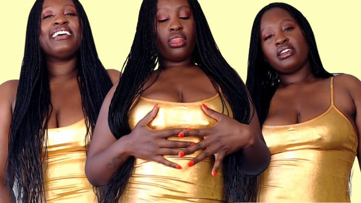 Poster for Manyvids Girl - Proud Gold Digging Hottie - Unfriendlyblckhottie - Humiliation, Arrogant Woman, Ebony Goddess (Унижение)