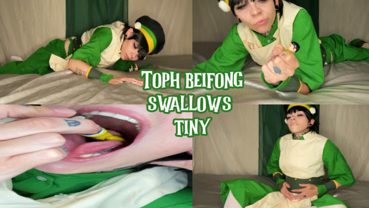 Poster for Tetra69 - Toph Beifong Swallows Tiny - Manyvids Model - Cosplay, Pov (Тетра69 Косплей)