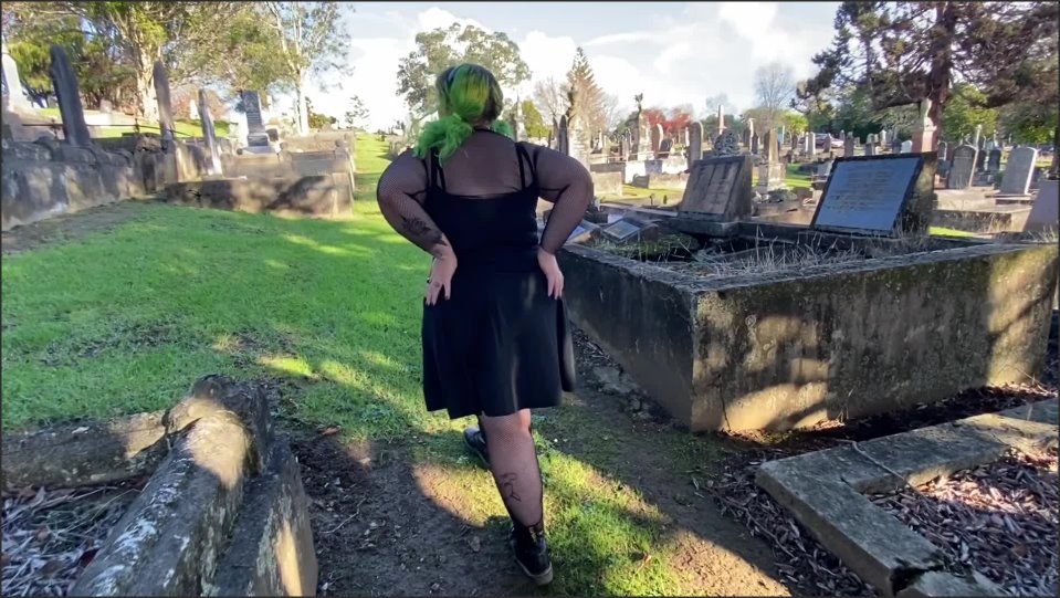 Poster for Manyvids Model - Jersey Ghoul 666 Goth Girlfriend Seduces You In Cemetery - Mix - Amateur (Любительский)