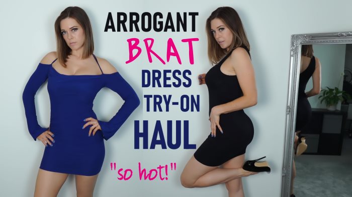 Poster for Arrogant Brat Try On Haul (4K) - Humiliation From Miss Alika - Clips4Sale Girl (Унижение От Госпожи Алики)