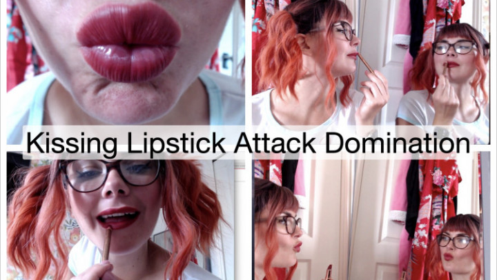 Poster for Yourhikerbabe - Kissing Lipstick Attack Domination Pov - June 29, 2023 - Manyvids Model - Femdom Pov, Imposed Kissing (Навязанные Поцелуи)