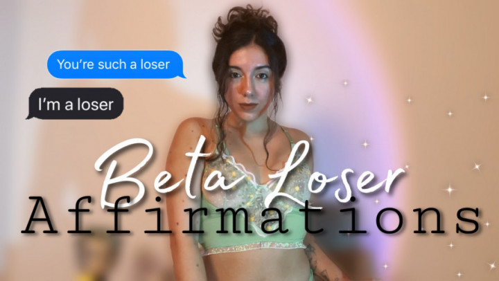 Poster for Manyvids Model - Beta Loser Affirmations - Goddessdri - Verbal Humiliation, Femdom Pov, Body Worship (Фемдом Pov)