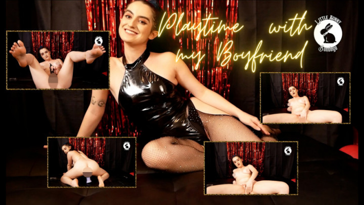 Poster for Littlebunnyb - Manyvids Star - Custom Playtime With My Boyfriend - Jan 13, 2023 - Orgasms, Bad Dragon (Оргазмы)