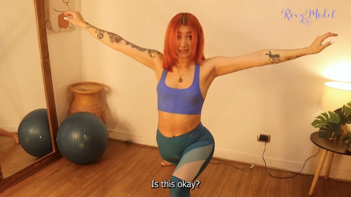 Poster for Roxymodel - Manyvids Star - Yoga Exercises - Pov, Yoga Pants (Штаны Для Йоги)