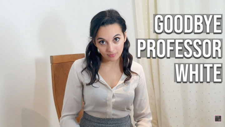 Poster for Summer Fox - Manyvids Model - Goodbye Professor White - Teacher Fetish, Uniform (Летняя Лиса Учительский Фетиш)