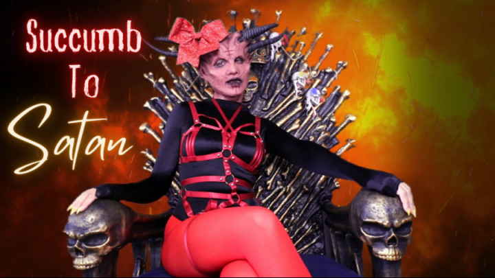 Poster for Succumb To Satan - March 24, 2022 - Manyvids Girl - Kendallolsen - Joi Games, Religious, Challenges (Религия)