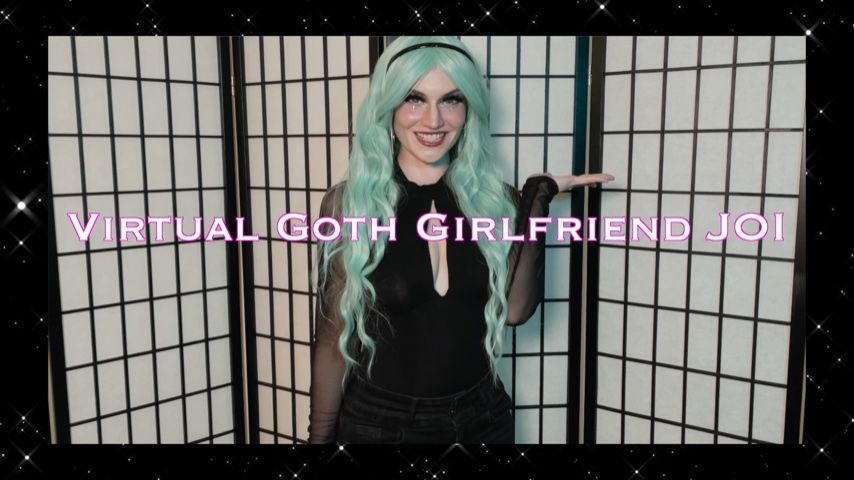 Poster for Starry Yume - Manyvids Model - Virtual Goth Girlfriend Joi - Joi, Love Addiction (Звездная Юмэ Джой)