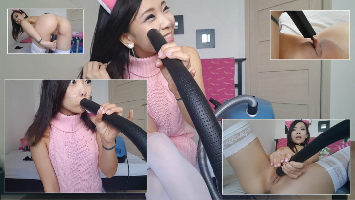 Poster for Aiko Moe - Manyvids Star - 掃除機の頬 Vacuum Cleaner Challenge - March 01, 2018 - Close-Ups, Asian Princess, Pussy Gaping (Айко Мо Азиатская Принцесса)