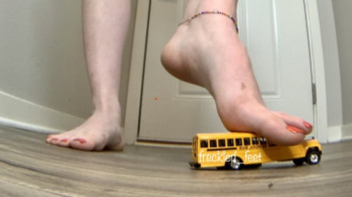 Poster for Freckled Feet - Ms. Frizzle Shrinks The Class - Clips4Sale Model - Barefoot, Footfetish (Веснушчатые Ноги Футфетиш)