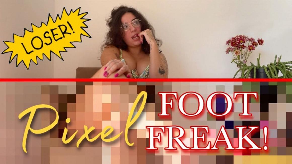 Poster for Manyvids Girl - Goddessdri - Pixel Foot Freak - Humiliation, Pixel Fetish, Foot Fetish (Фут-Фетиш)