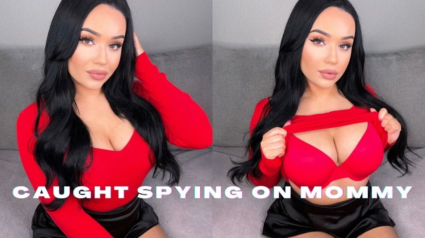 Poster for Caught Spying On Mommy - Mia Jocelyn - Manyvids Model - Virtual Sex, Kink (Миа Джослин Виртуальный Секс)